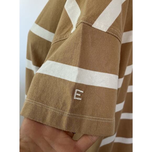 Everlane The Oversized Mariner Stripe Shift Dress Size S Neutral Organic Cotton - Picture 8 of 8